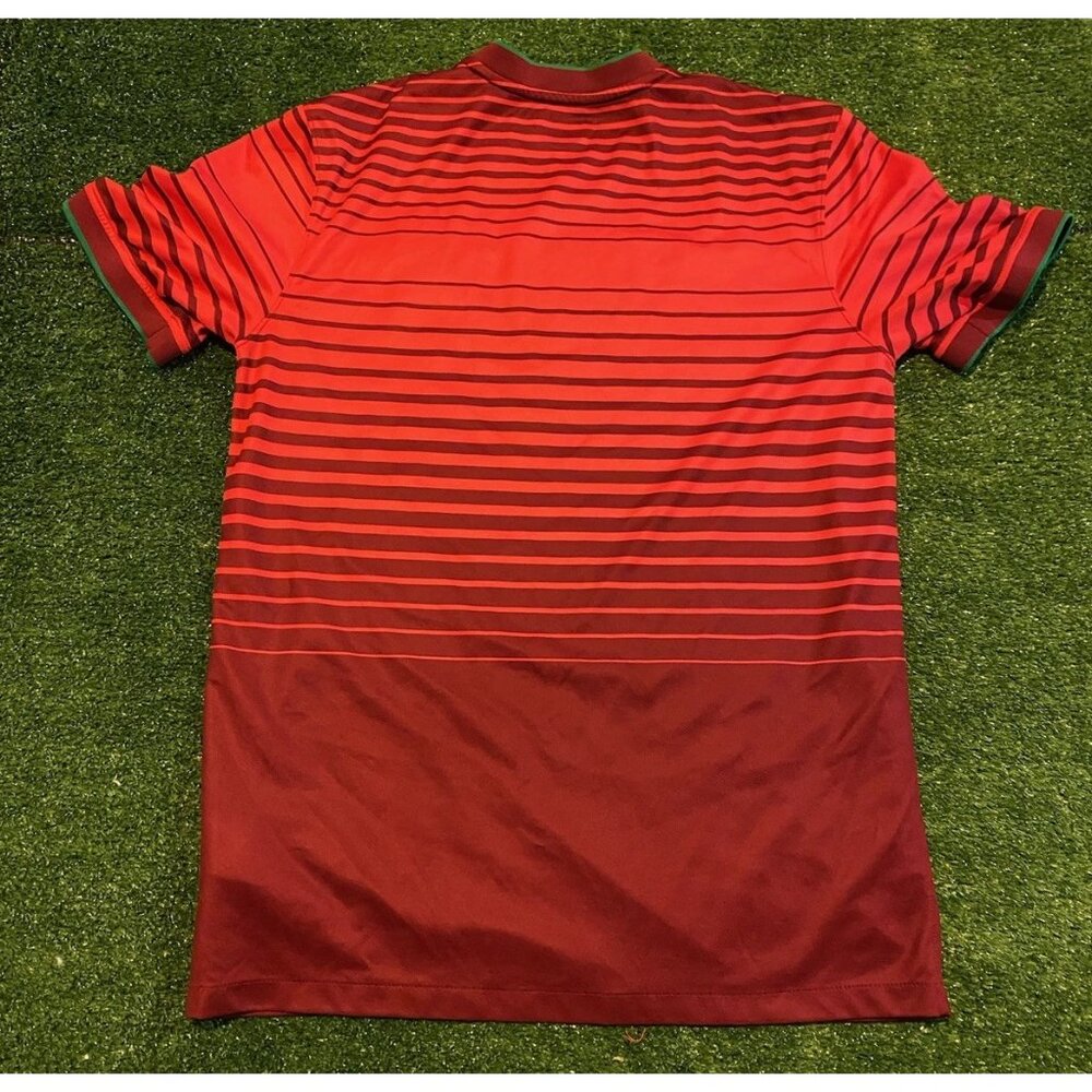 Portugal Soccer Jersey medium red green nike home kit 2014 Cristiano Ronaldo 14 - Picture 7 of 11